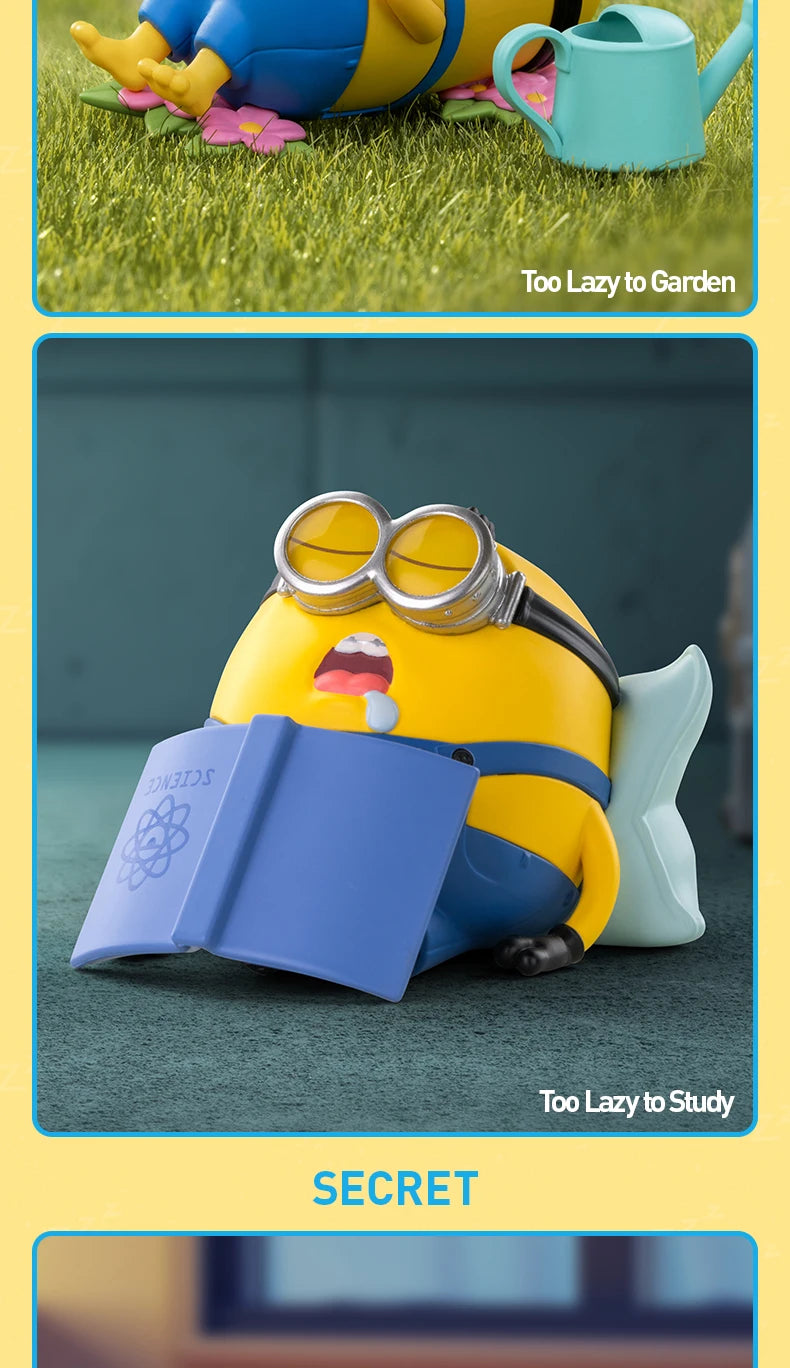 Officiële POP MART Minions Luie Elke Dag Serie Figuren – Mystery Box Vol Verrassingen