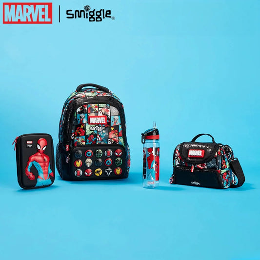 Smiggle Spider-Man School Bag Met Lunch Set Voor Kinderen