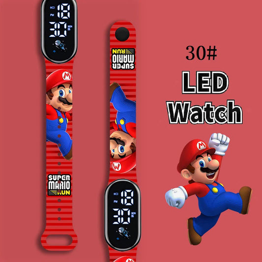 Super Mario Bros Kinderhorloges – Luminous LED Weergave En Waterdicht