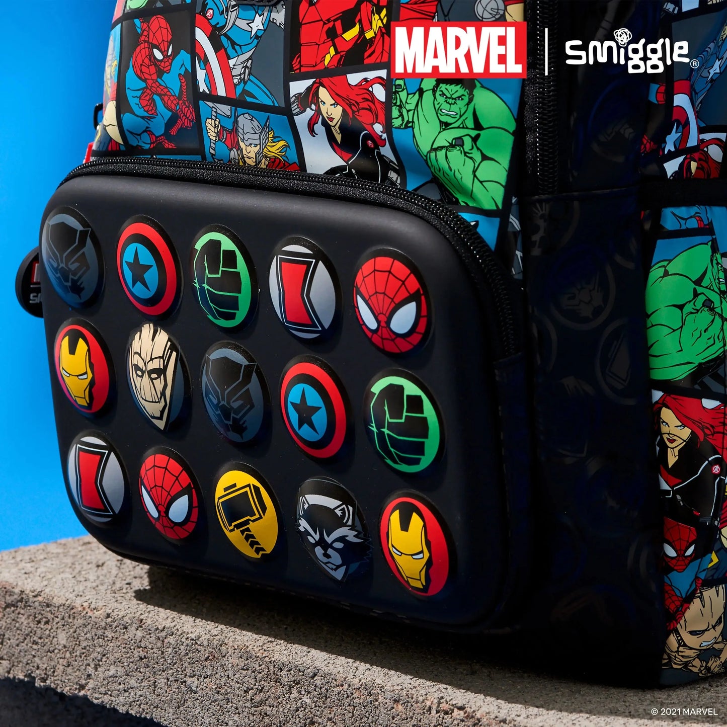 Smiggle Spider-Man School Bag Met Lunch Set Voor Kinderen