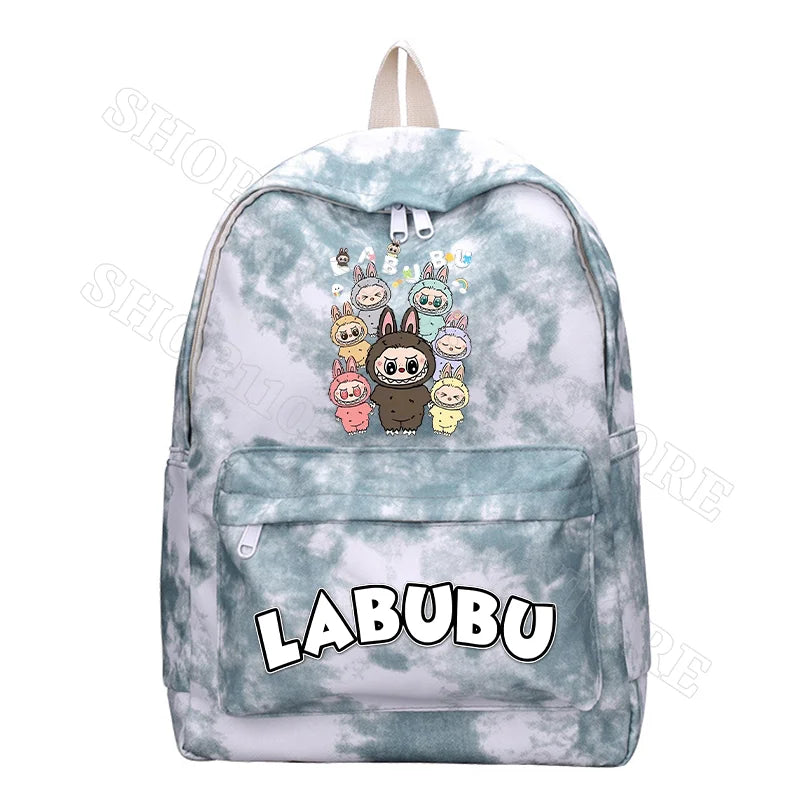 Kinderrugzak Met Schattige Labubu Cartoon Print Voor Schoolgebruik