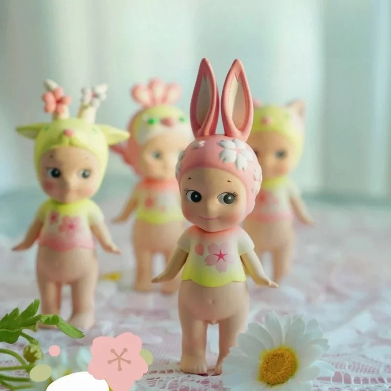 MINISO Sonny Angle Kersenbloesem Serie Mini Figuren – Beperkte Editie Verzameldoll voor Kinderen