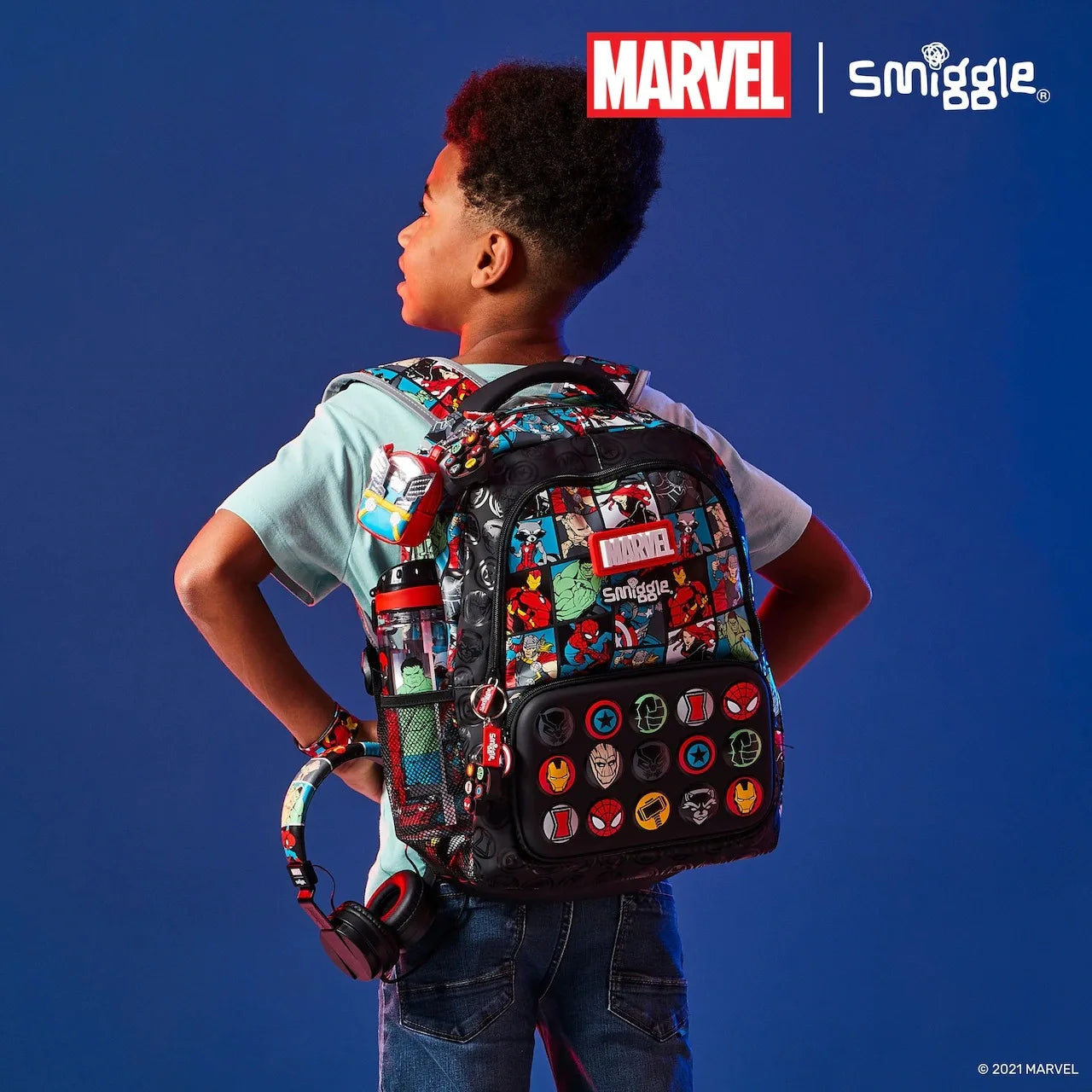 Smiggle Spider-Man School Bag Met Lunch Set Voor Kinderen