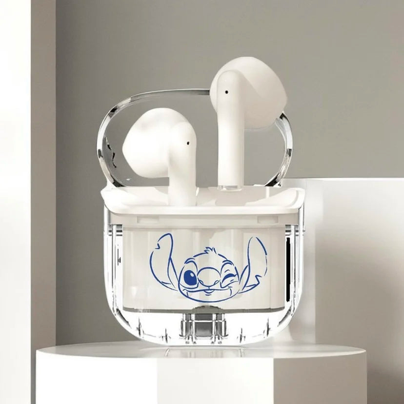Disney Lilo & Stitch Angel Draadloze Bluetooth Oordopjes – Actieve Ruisonderdrukking En Lange Batterijduur