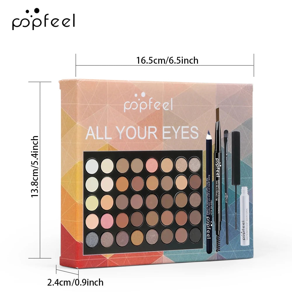 Oogmakeup Set Met Palet En Mascara Voor Langdurige Look