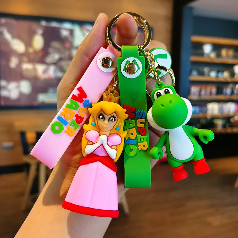 Sleutelhanger Super Mario Figuren Set Met Poppen Voor Tas