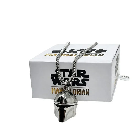 Mandalorian Helm Hanger Ketting voor Star Wars Fans