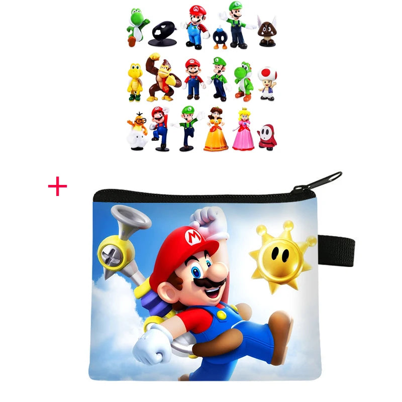 PVC Action Figures Super Mario Bros Set Met 6 Figuren Voor Kinderen