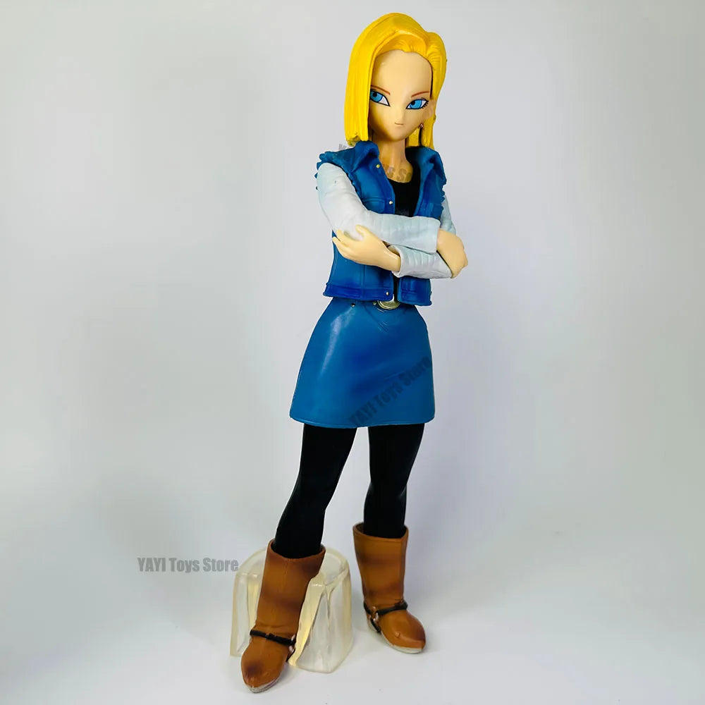 AnimeCollectibles Dragon Ball Z Android 18 Actiefiguur – Perfect Voor Verzamelaars