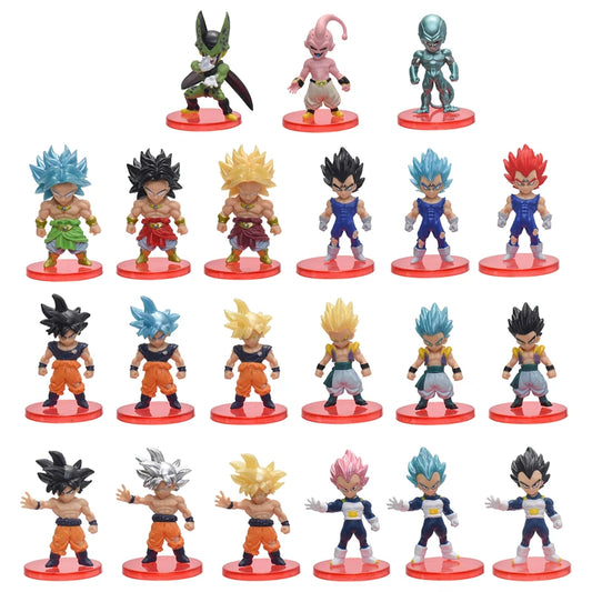 Dragon Ball Collectie 21 Stuks Figuren Set – Perfecte Verjaardagscadeau voor Fans