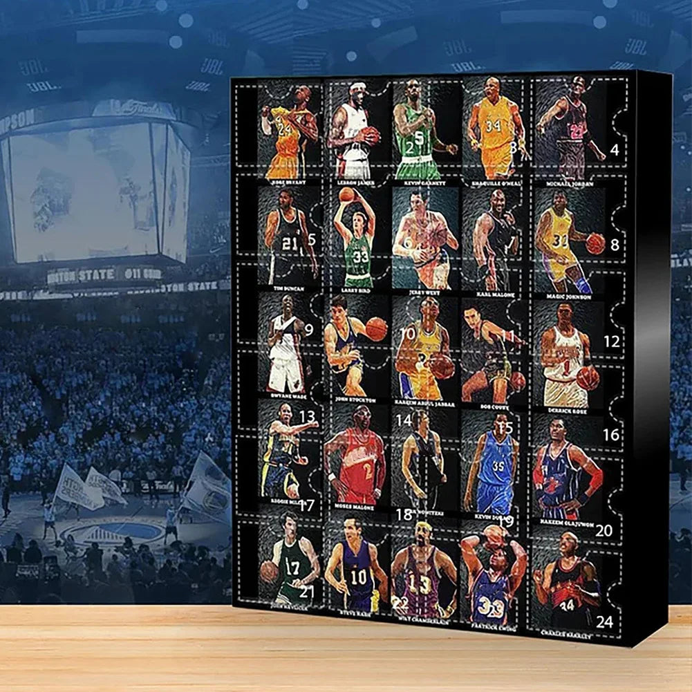 Basketbal Adventskalender 2025 Mini Figuren – 24 Dagen Plezier