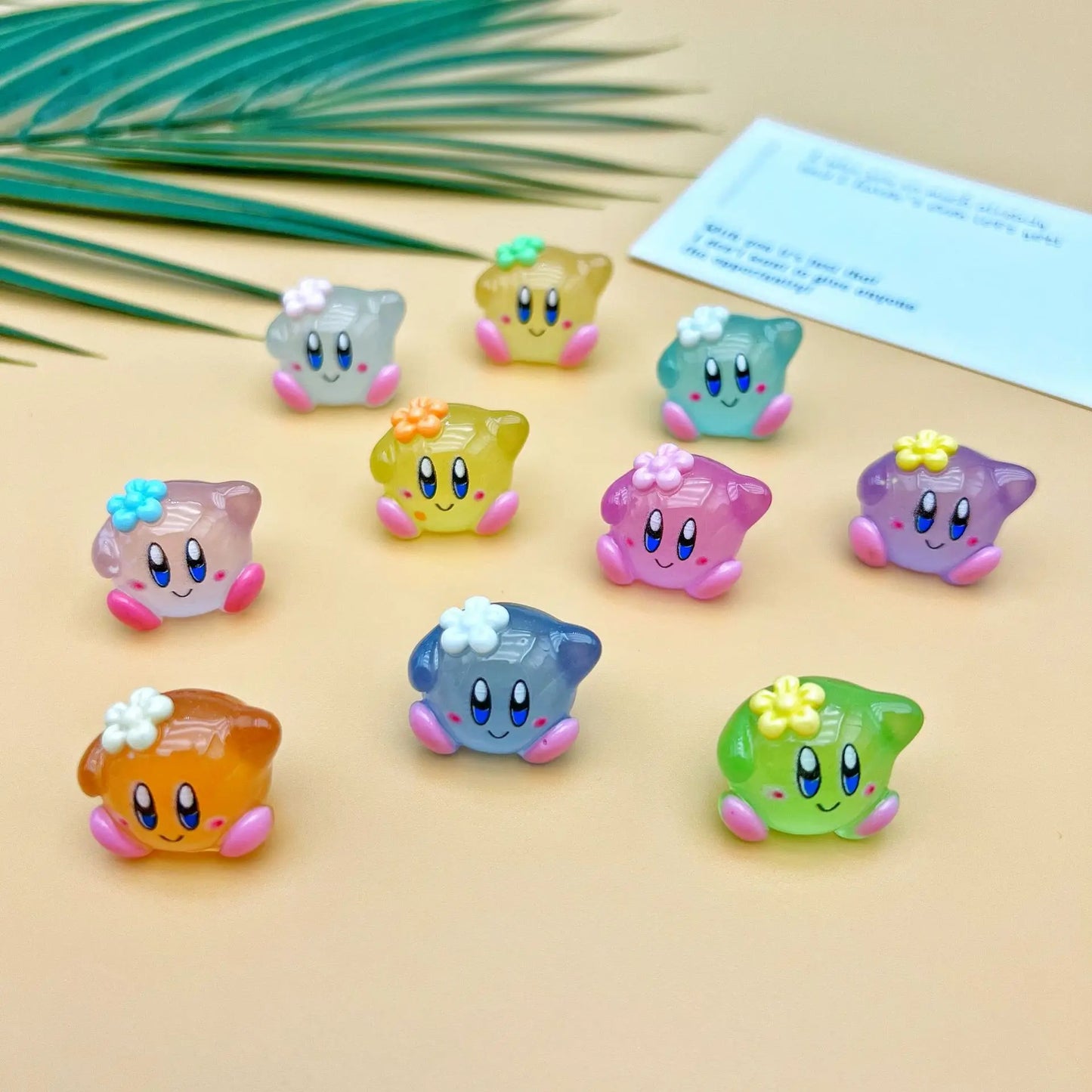 Zoobies Star Kirby Actiefiguur Set – Luminous en Unieke Decoratieve Sleutelhanger
