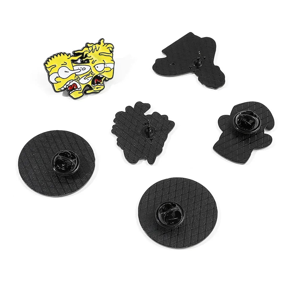 Classic Comedy Anime Pins Broche Van De Simpsons Voor Elke Outfit