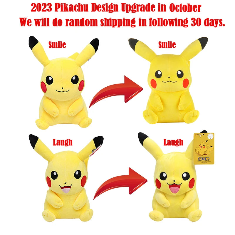 Originele Pokémon Knuffel o.a. Pikachu, Gengar Snorlax 18 tot 30cm
