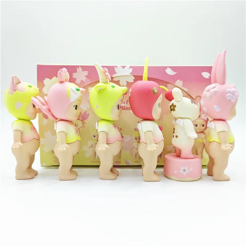 MINISO Sonny Angle Kersenbloesem Serie Mini Figuren – Beperkte Editie Verzameldoll voor Kinderen