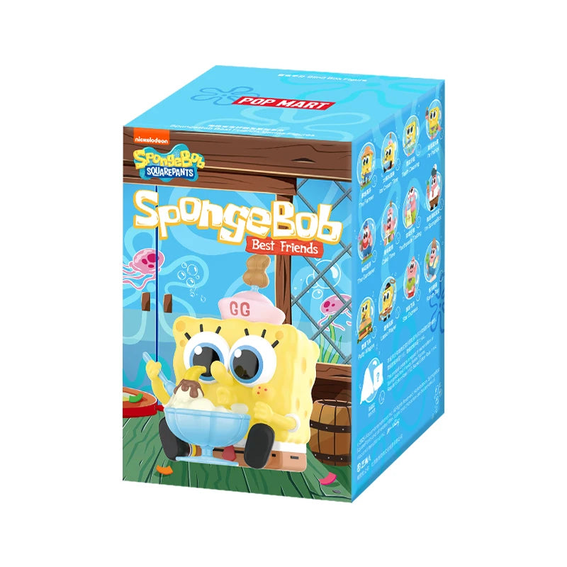 Officiële POP MART SpongeBob Beste Vrienden Serie Figuren – Verrassende Mystery Box Collectie