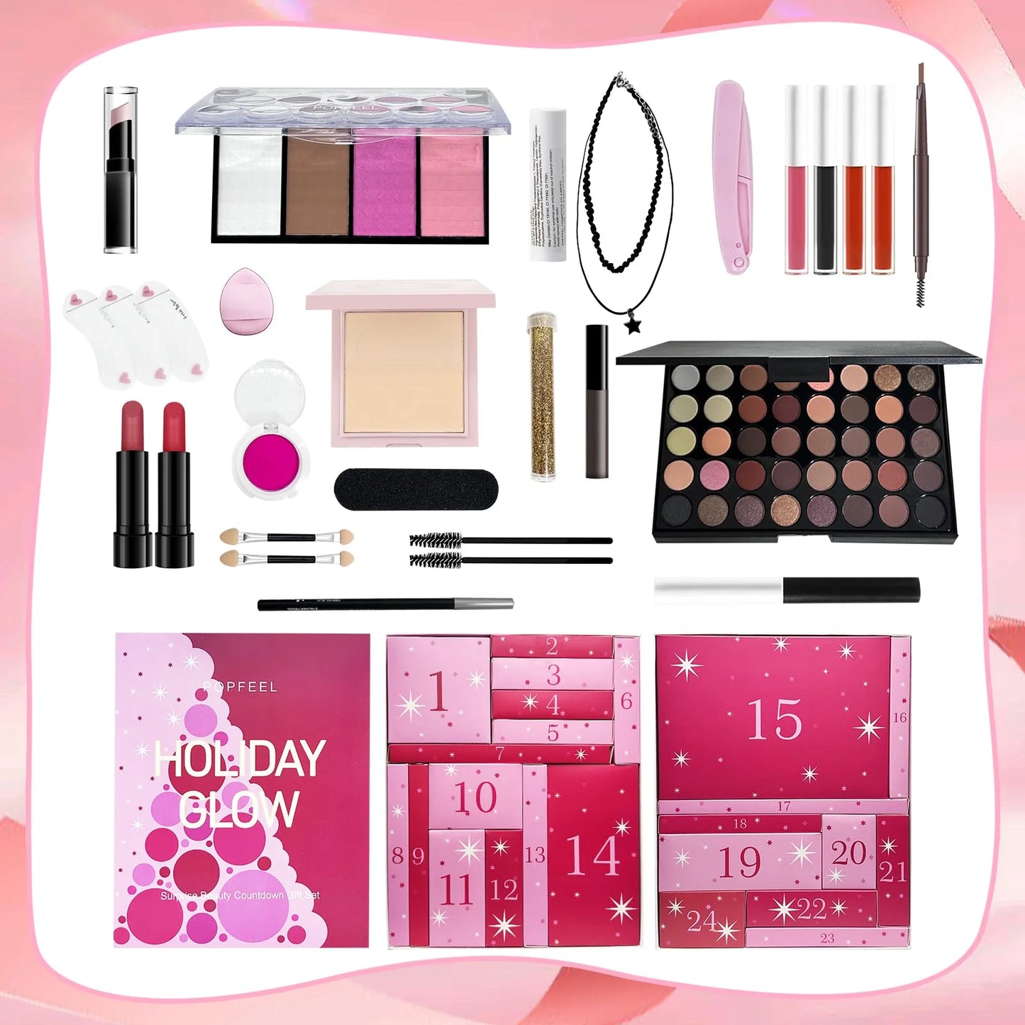 GlamBox Kerst Adventskalender Make-up - Met 24 dagen 2025