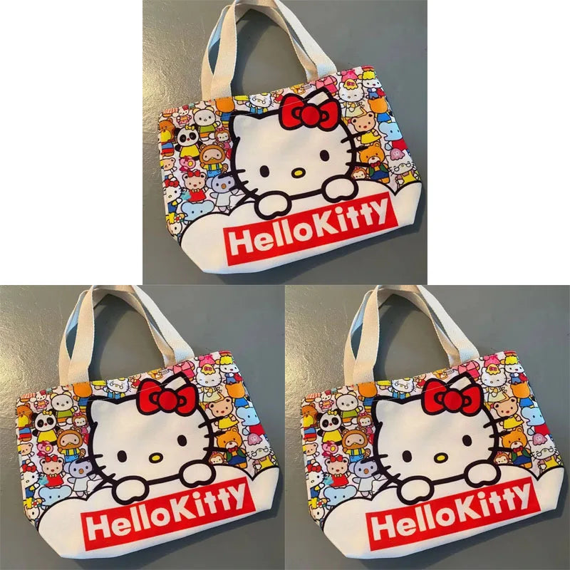 Sanrio Hello Kitty Canvas Tas – Lichtgewicht en Groot