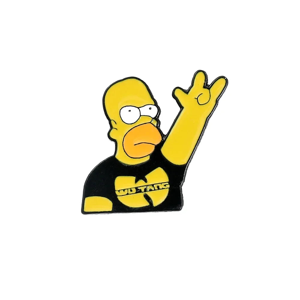 Classic Comedy Anime Pins Broche Van De Simpsons Voor Elke Outfit