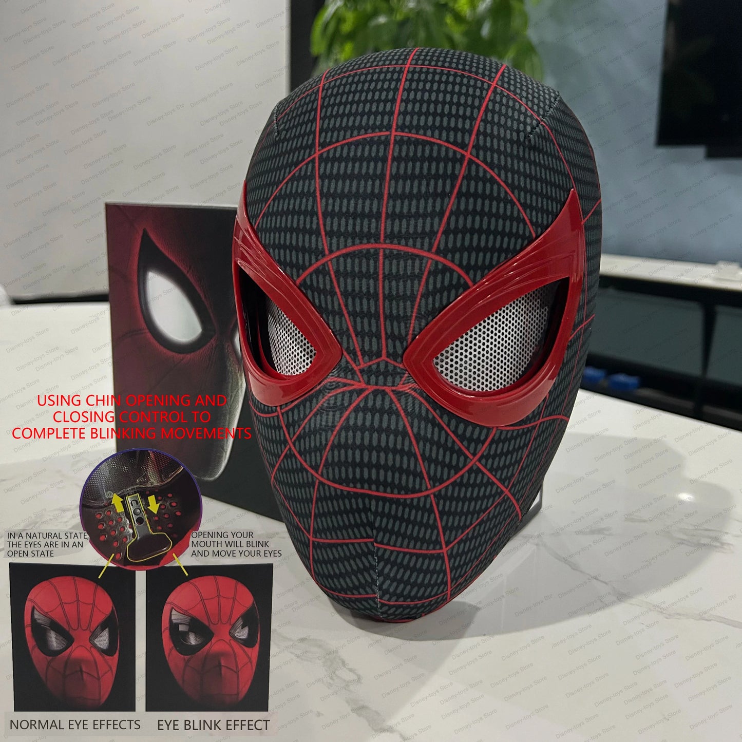 Marvel Spider Man Masker Met Beweegbare Ogen Masker