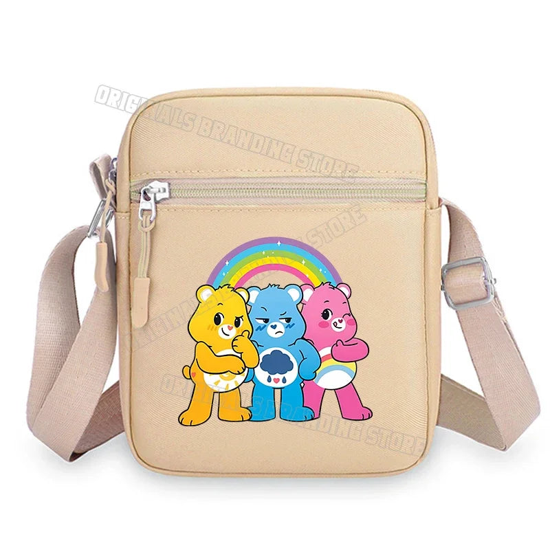 Schoudertas Care Bears Kawaii Canvas Crossbody Voor Dames