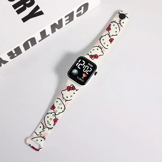 Sanrio LED Smartwatch voor Kinderen met Schattige Personages