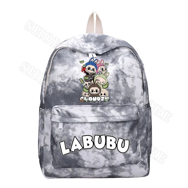 Kinderrugzak Met Schattige Labubu Cartoon Print Voor Schoolgebruik