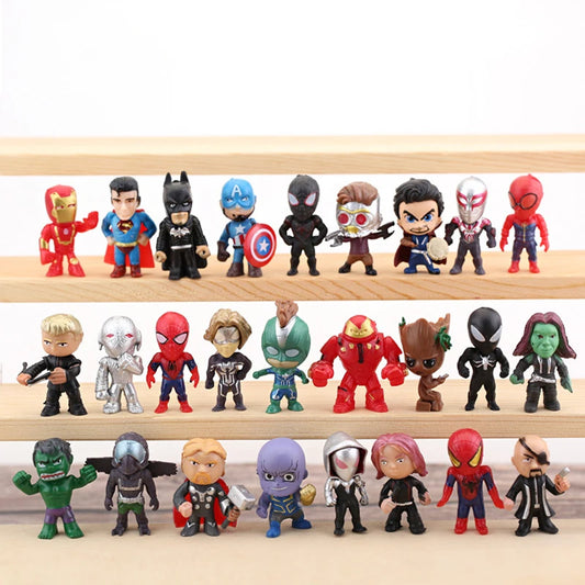Marvel Toys Mini Figuren Set Kawaii 3-4CM Voor Kinderen
