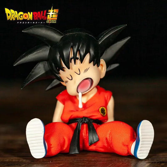 Dragon Ball Figuren – 10cm Son Goku Super Saiyan Q Versie PVC Beeldje voor Kinderen