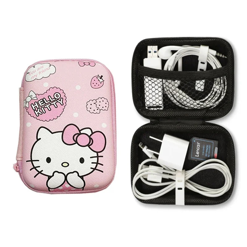 Opbergzakje Kabel Organizer Hello Kitty Kawaii Reisbescherming