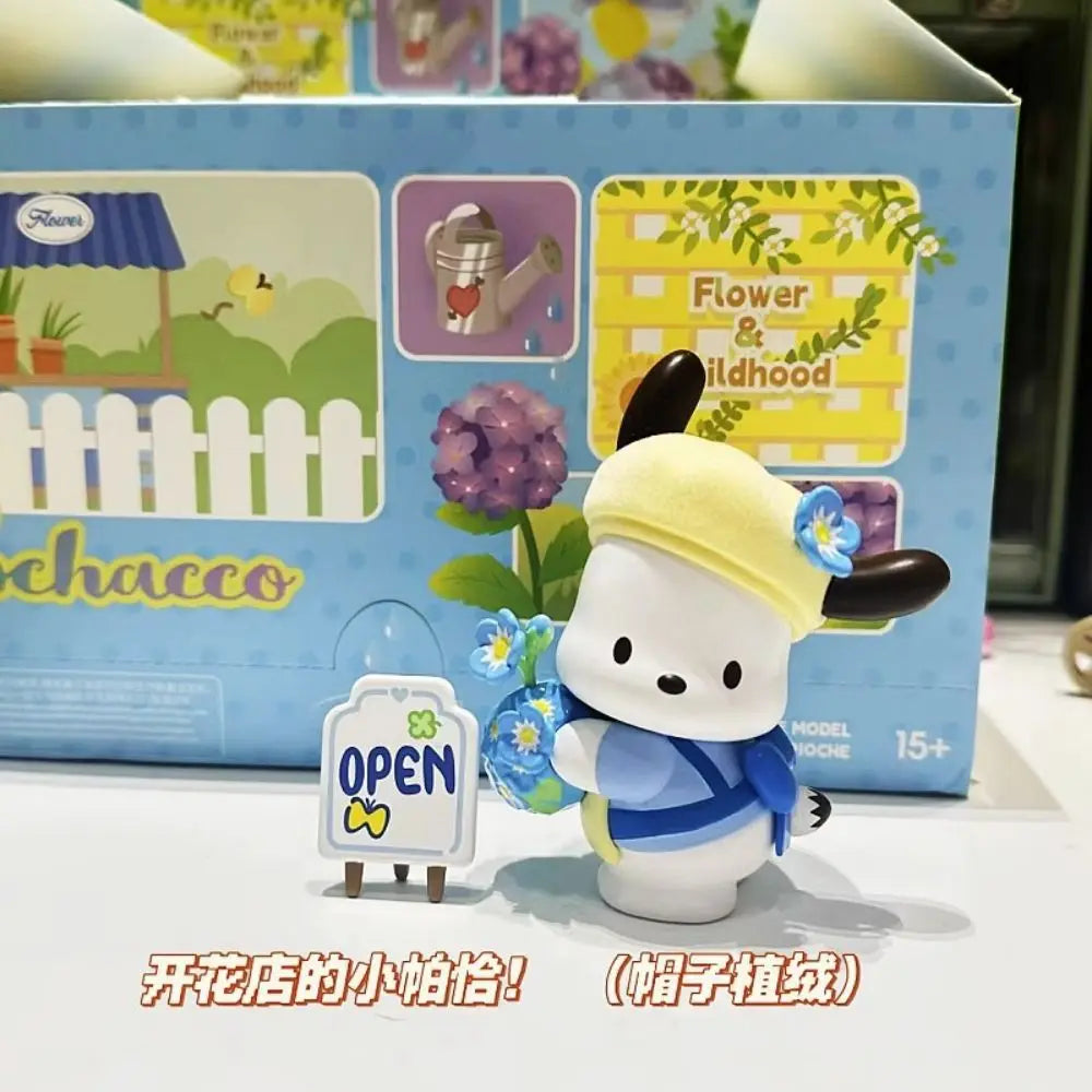MINISO Kawaii Pochacco Figuren – Schattige Decoratie Voor Meisjes