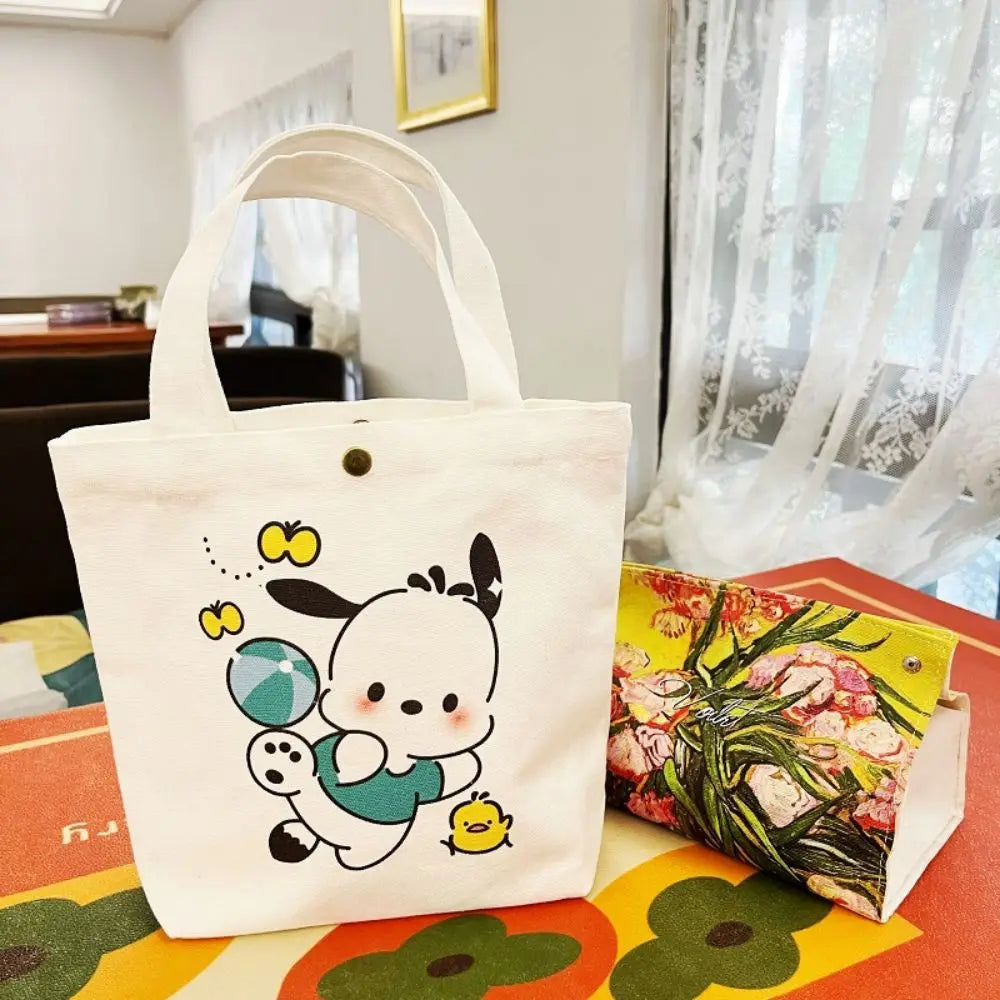 Sanrio Hello Kitty Canvas Tas - Grote Capaciteit