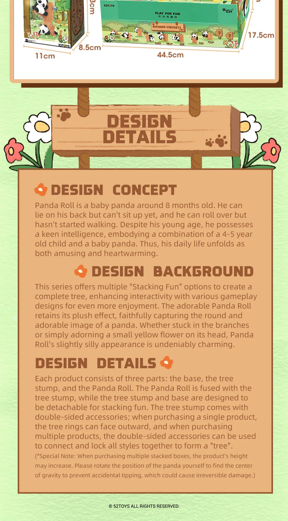 Officiële 52TOYS Panda Roll Blind Box – Schattige Panda Met Fruitboom