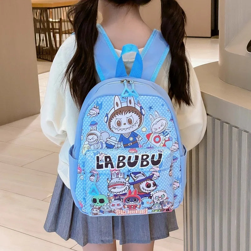 Kinderrugzak Met Schattige Cartoonprint Labubu En Grote Groot Capaciteit