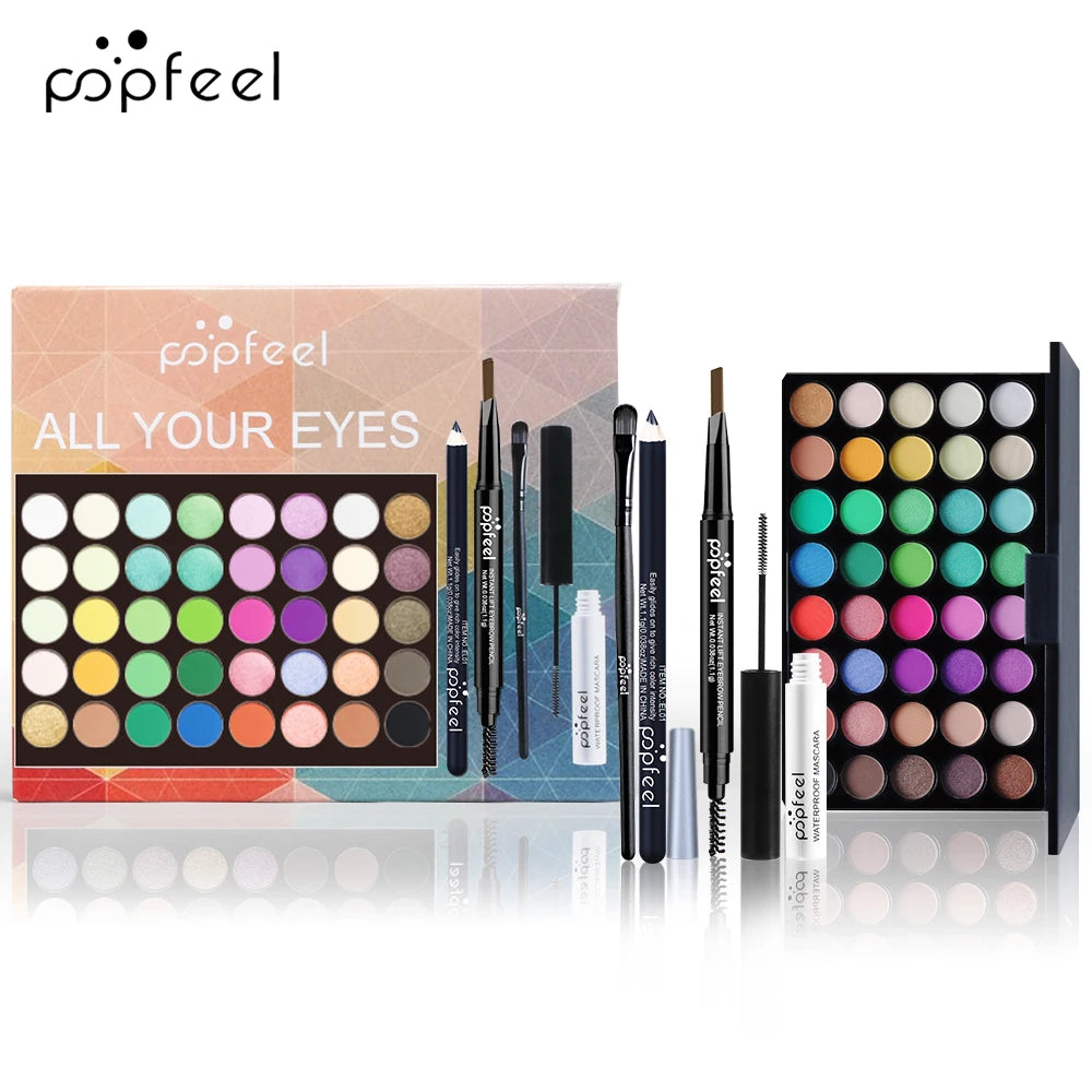 Oogmakeup Set Met Palet En Mascara Voor Langdurige Look