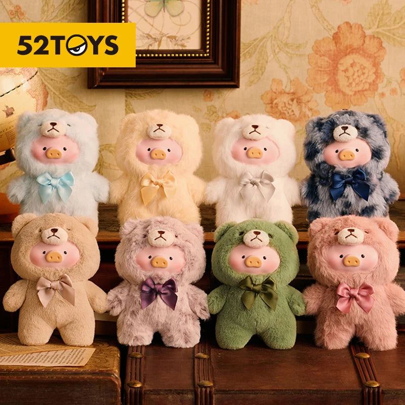 Officiële 52TOYS Blind Box Teddy Lulu – Unieke Verzamelbare Pluche Sleutelhanger