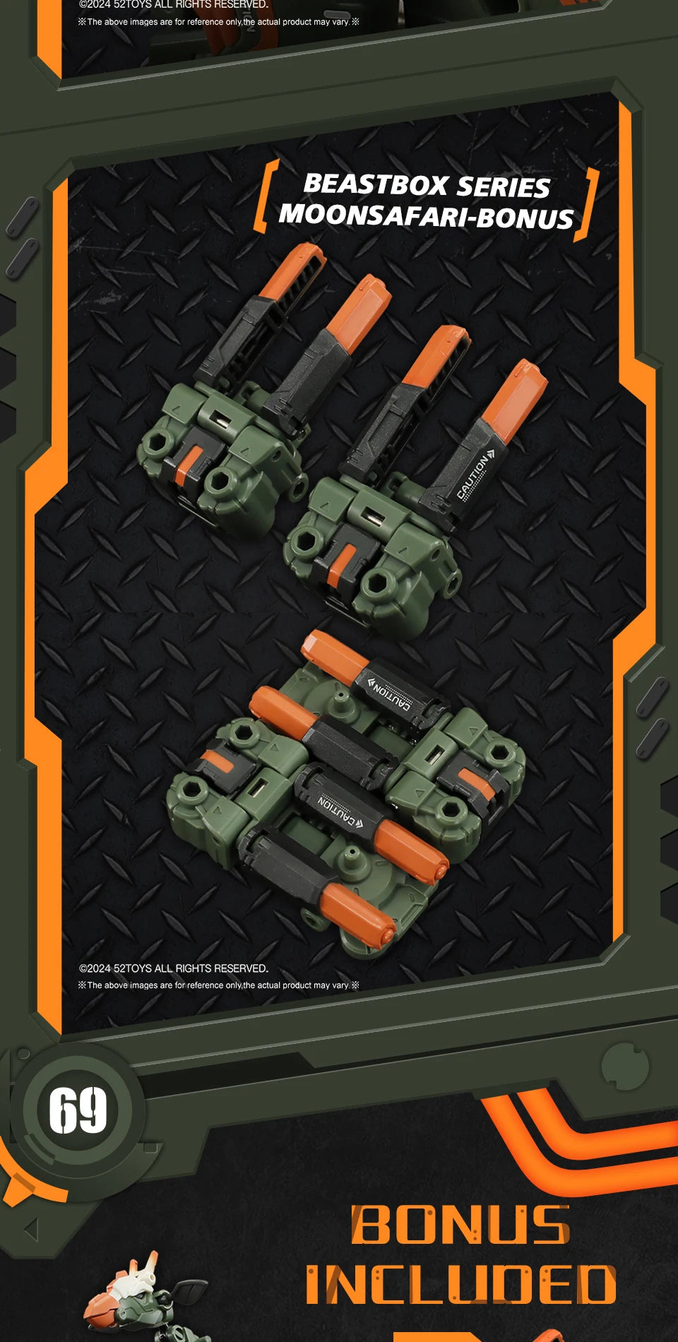 Officiële 52TOYS Beastbox BB-69 MOONSAFARI – Verzamelbare Converteerbare Actiefiguur