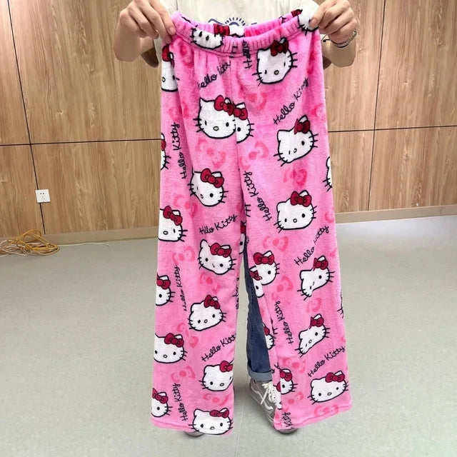 Dames Pyjamabroek Y2K Hello Kitty Sanrio Comfortabele Nachtkleding