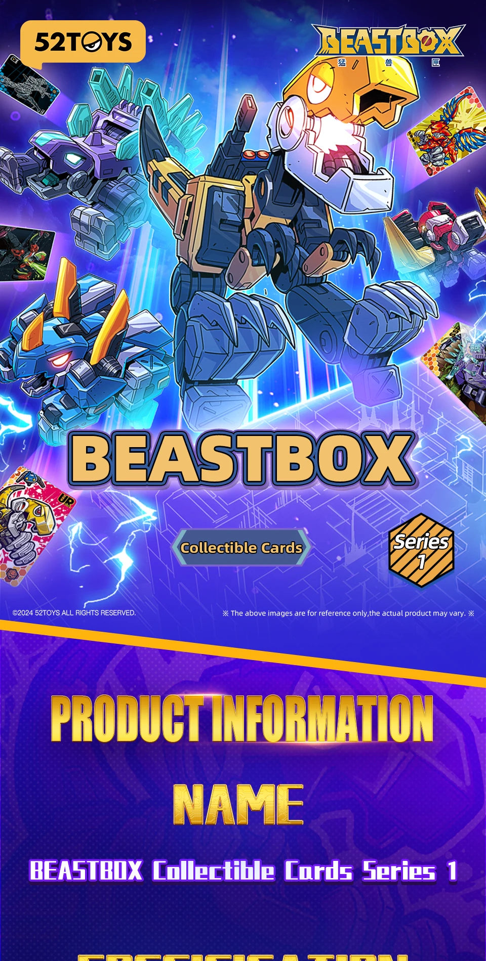 Officiële 52TOYS Beastbox Verzamelkaarten – Unieke Anime Merch Kaarten