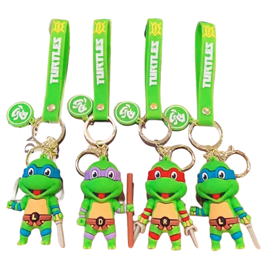 Ninja Turtles Sleutelhanger Schooltas – Leuke Cartoon Pendant voor Kinderen en Volwassenen
