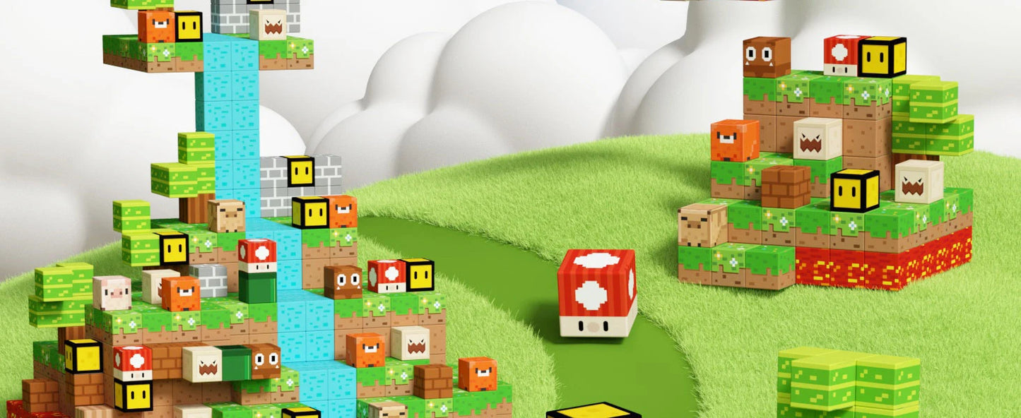 Magnetische Bouwblokken Super Mario STEM Speelgoed voor Kinderen