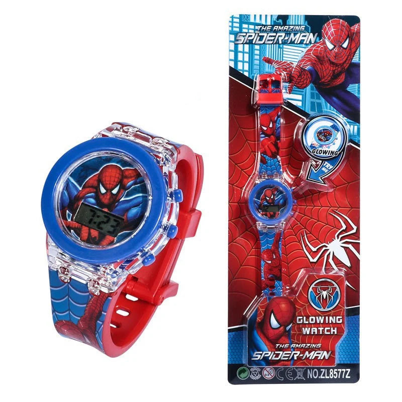 Spiderman Kinderen Horloges Met Licht Voor Jongens En Meisjes