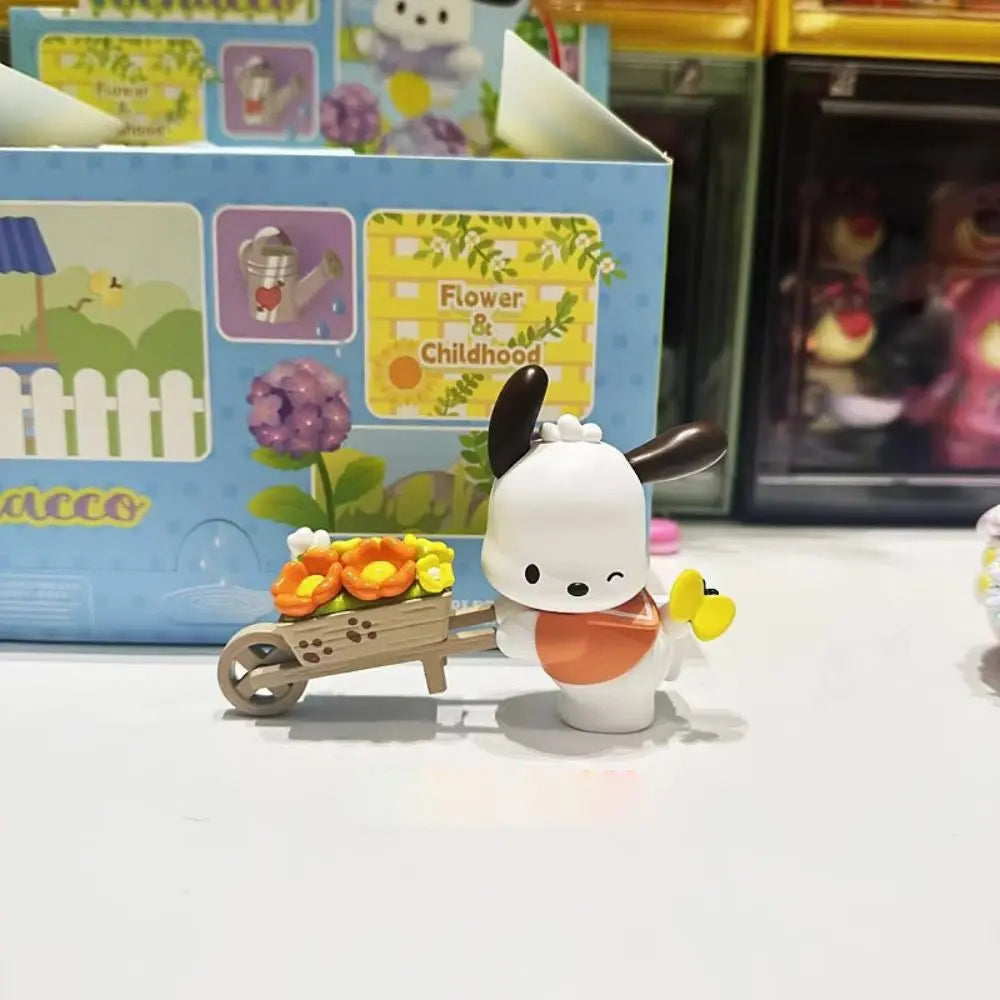 MINISO Kawaii Pochacco Figuren – Schattige Decoratie Voor Meisjes
