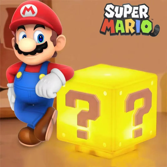 LED Nachtlampje Super Mario Met Muziek USB Opladen Voor Kinderen