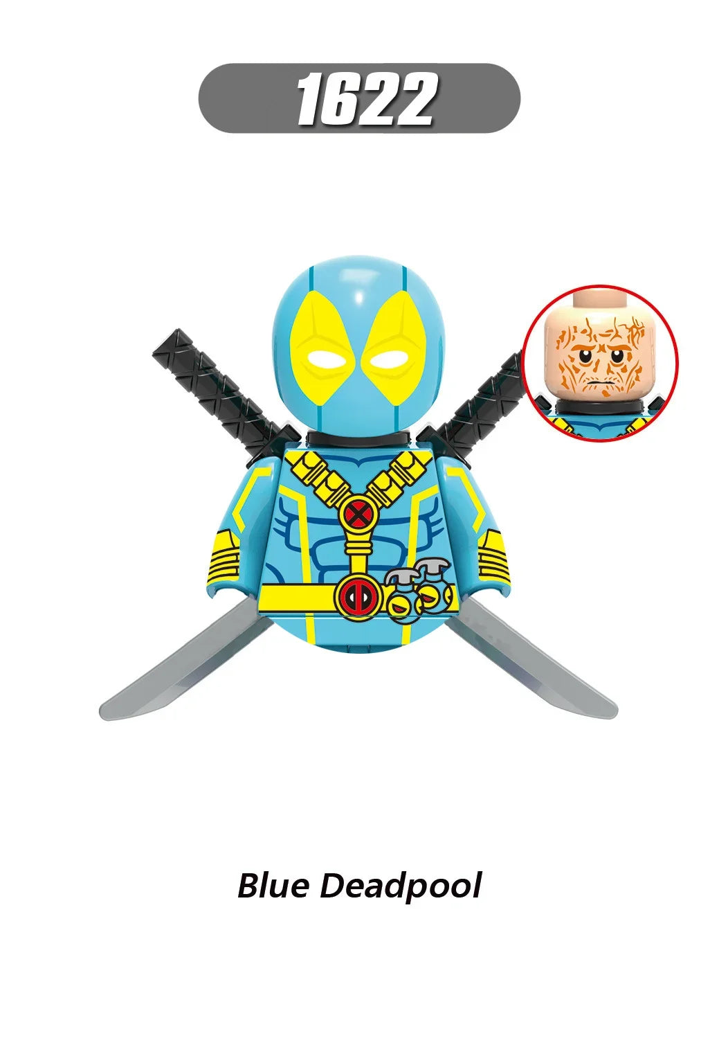 Bouwset met 1002 Marvel Deadpool en Iron Man voor Kinderen