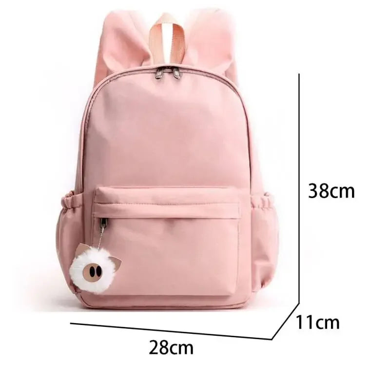 Labubu Rugzak met oren – Schattig Ontwerp Voor School