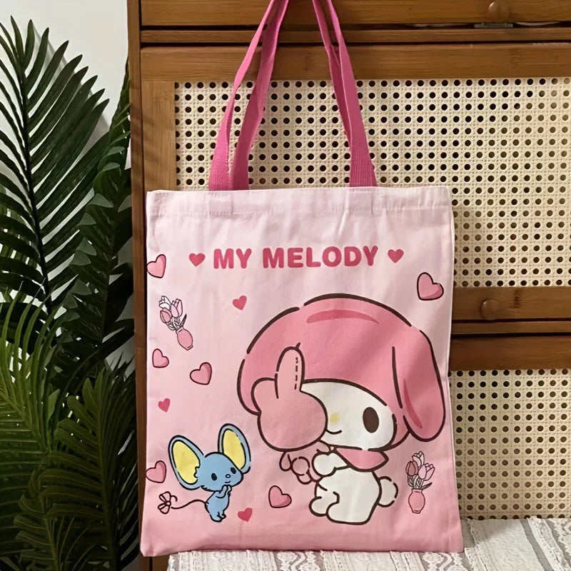 Sanrio Pochacco Cinnamoroll Canvas Tas – Grote Capaciteit