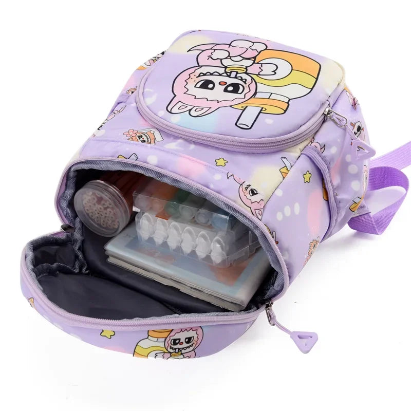 Kinder Rugzak Labubu Groot Lichtgewicht – Cartoon Patroon