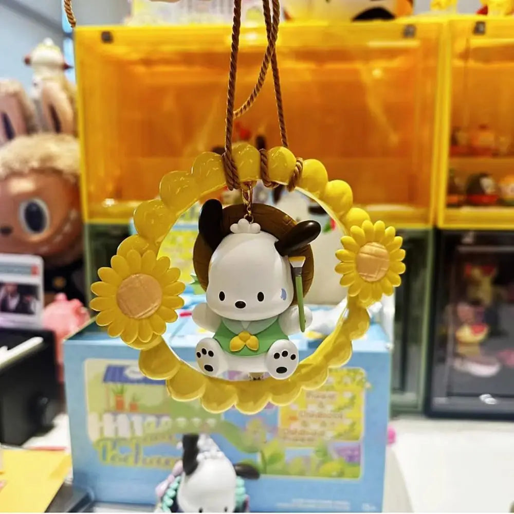 MINISO Kawaii Pochacco Figuren – Schattige Decoratie Voor Meisjes