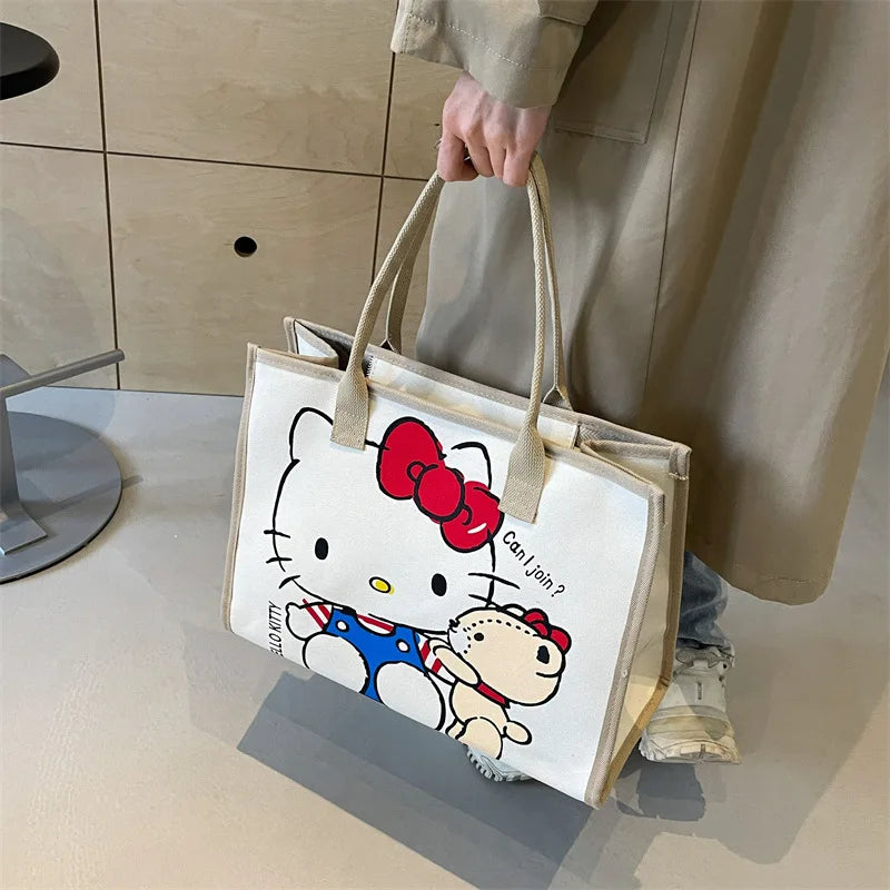 Schattige Hello Kitty Y2K Tote Canvas Tas